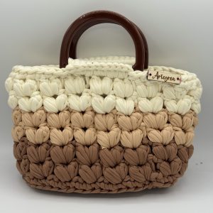 Borsa pouf sabbia